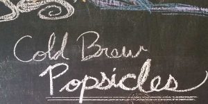 Cold Brew Coffee Popsicles are refreshing