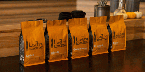 New Packaging Design Ladro Roasting coffee bag